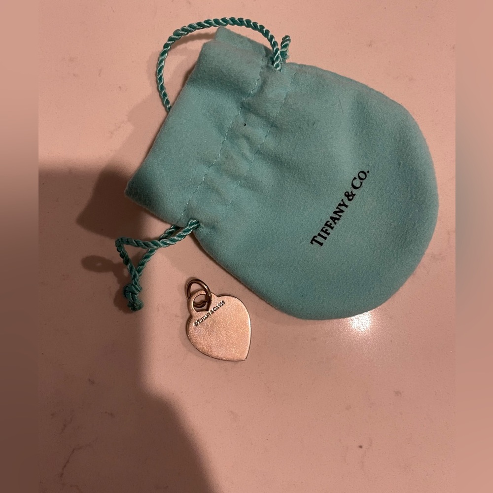 Tiffany Co blank charm. Could be engraved!